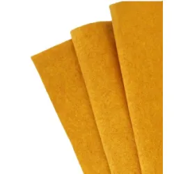 Filc wełniany 70% 2mm dekoracyjny MELANŻ ŻÓŁTY