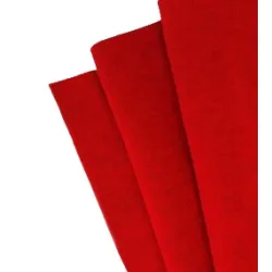 Filc wełniany 70% 2mm dekoracyjny TRUSKAWKOWY