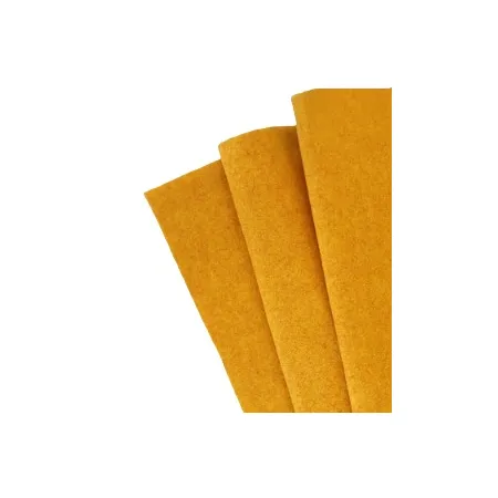 Filc wełniany 70% 2mm dekoracyjny MELANŻ ŻÓŁTY