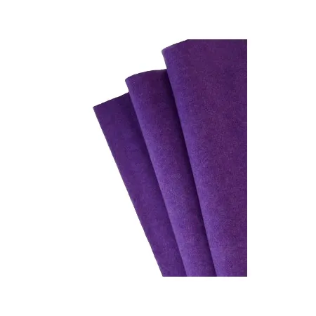 Filc wełniany 70% 2mm dekoracyjny MELANŻ FIOLETOWY