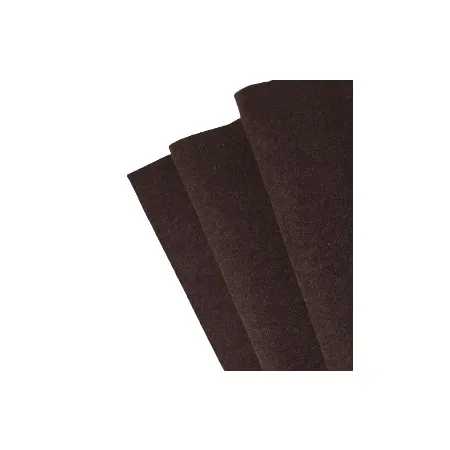 Filc wełniany 70% 2mm dekoracyjny MELANŻ CIEMNO BRĄZOWY