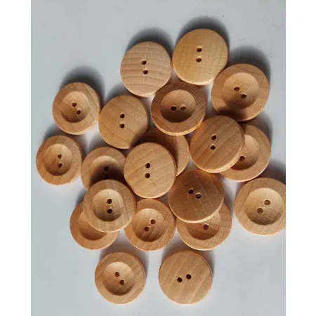 Guziki drewniane 2,2 cm gładkie