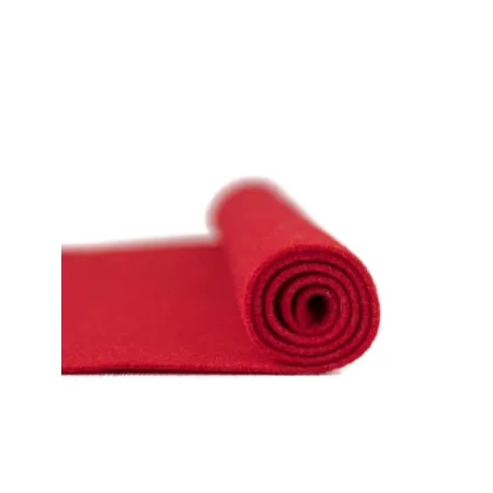 Filc wełniany 3mm dekoracyjny CZERWONY