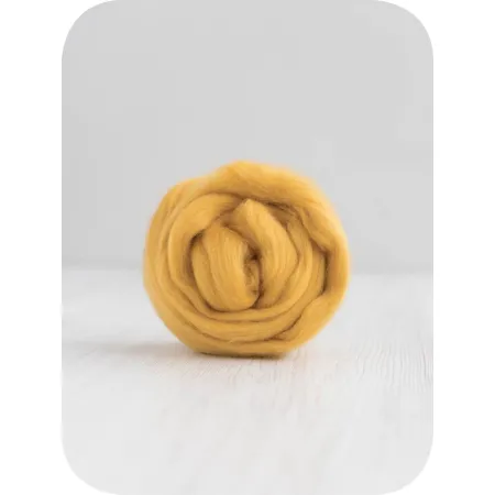 Zestaw SŁONECZNY wełny czesanki australijskiej 19mic 10 kolorów