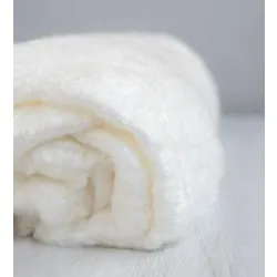 Jedwabna płachta Silk laps Jedwab 100% Biały Naturalny 10g