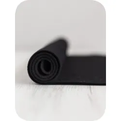 Filc wełniany 3mm CZARNY 30x30cm dekoracyjny