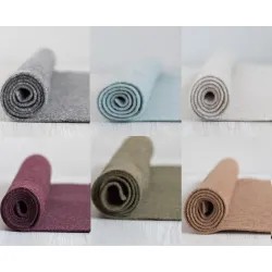 Filc wełniany 2mm Zestaw MELANŻ 30x30cm 6 kolorów