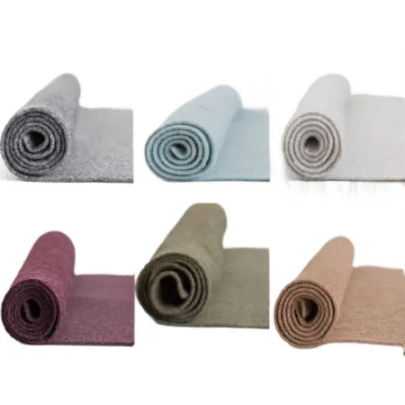 Filc wełniany 2mm Zestaw MELANŻ 30x30cm 6 kolorów