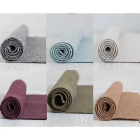 Filc wełniany 2mm Zestaw MELANŻ 30x30cm 6 kolorów