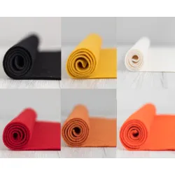 Filc wełniany 2mm Zestaw Halloween 30x30cm 6 kolorów