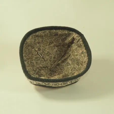 Filcowa męska czapka haftowana z wełny merynosów (57,58,59cm)