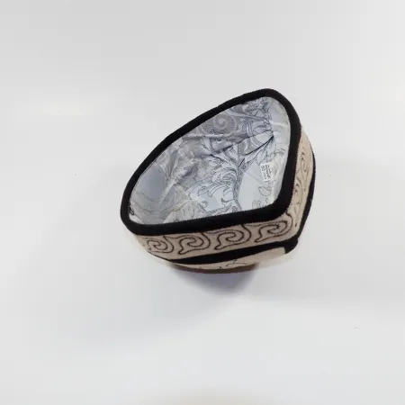 Męska czapka filcowa merino haftowana (57,58,59, 60,61cm)