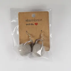 Kolczyki filcowy METALIK