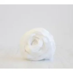 Czesanka Tencel LYOCELL BIAŁA BIELONA z włókien roślinnych