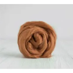 Czesanka bawełniana CINNAMON do filcowania