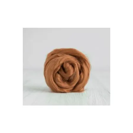 Czesanka bawełniana CINNAMON do filcowania