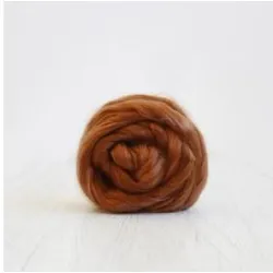 Czesanka Tencel Lyocell CYNAMON włókien roślinnych