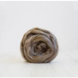 Czesanka Tencel Lyocell CIEMNY BEŻ włókien roślinnych