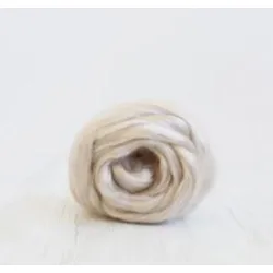 Czesanka Tencel Lyocell BEŻOWY włókien roślinnych