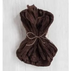 Jedwabne chusteczki 25x25cm silklaps CZEKOLADOWY