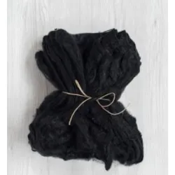 Jedwabne chusteczki 25x25cm silklaps CZARNY