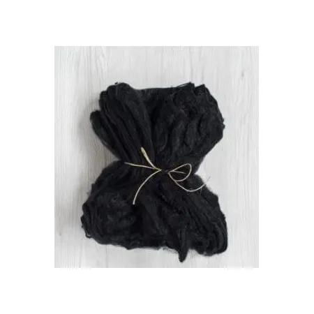 Jedwabne chusteczki 25x25cm silklaps CZARNY