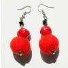 Kolczyki czerwone Romantyczna CZERWIEŃ