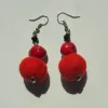 Kolczyki czerwone Romantyczna CZERWIEŃ