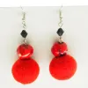 Kolczyki czerwone Romantyczna CZERWIEŃ