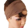 Jedwabna letnia opaska na włosy CAPPUCCINO