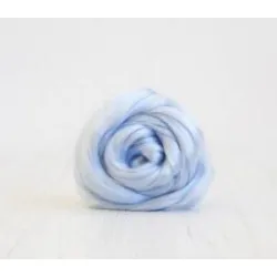 Czesanka Tencel Lyocell BŁĘKITNY z włókien roślinnych