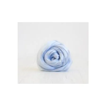 Czesanka Tencel Lyocell BŁĘKITNY z włókien roślinnych