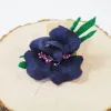 Damska broszka filcowa kwiat