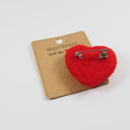 Broszka filcowa Serce serduszko