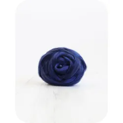 Czesanka Tencel Lyocell GRANATOWY z włókien roślinnych