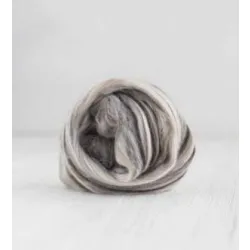 Wełna czesankowa 19mic Melanż CAPPUCCINO merynos australijski