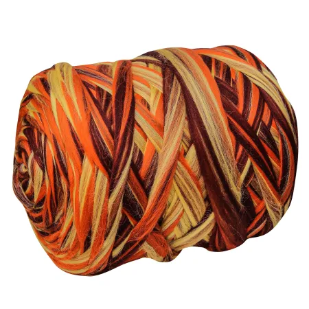 Wełna czesankowa polska ZŁOTA JESIEŃ #89 filcowanie