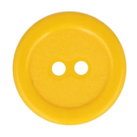 Guziki dwudziurkowe plastykowe 20 mm Słonecznikowy