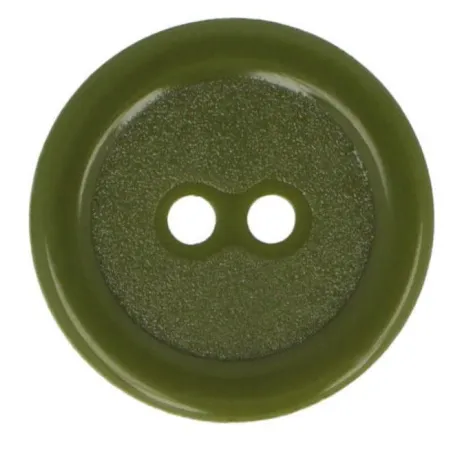 Guziki dwudziurkowe plastykowe 20 mm KHAKI ZIELONY