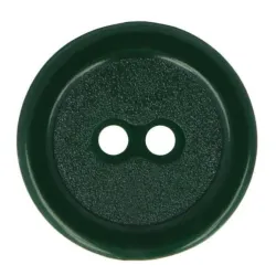 Guziki dwudziurkowe plastykowe 20 mm CIEMNY ZIELONY