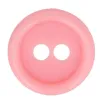 Guziki dwudziurkowe plastykowe 20 mm PUDROWY RÓŻ