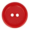 Guziki dwudziurkowe plastykowe 20 mm CZERWONY