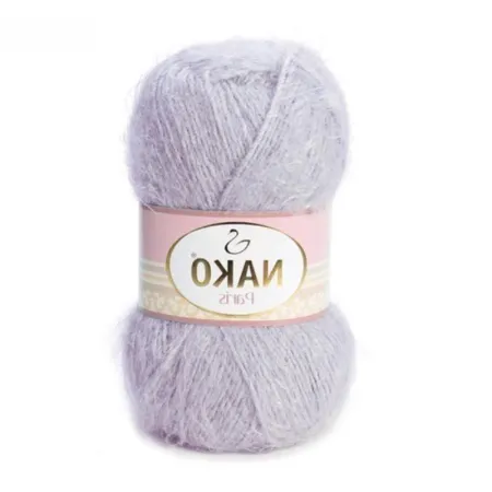 Włóczka NAKO PARIS 100g SZARY FIOLET 3079