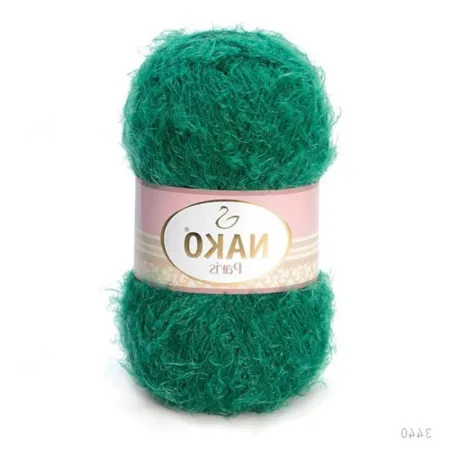 Włóczka NAKO PARIS 100g ZELONY 3440