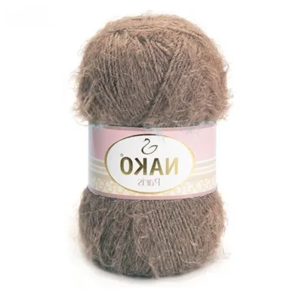 Włóczka NAKO PARIS 100g SZARO BRĄZOWY 3890