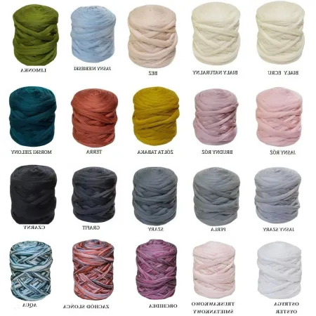 Wełna czesankowa 22-24mic Zestaw 20 kolorów