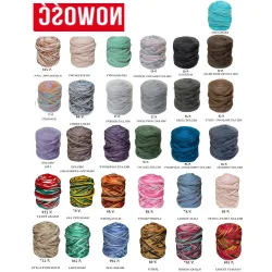 Wełna czesankowa polska ZESTAW MELANŻ XXL 30 kolorów do filcowania