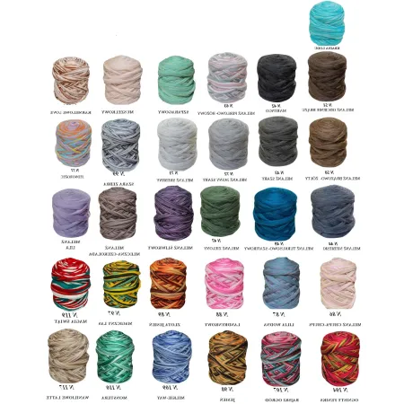 Wełna czesankowa polska ZESTAW MELANŻ XXL 30 kolorów do filcowania