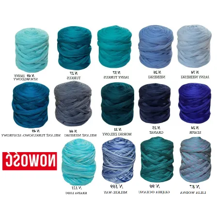 Wełna czesankowa polska ZESTAW BLUE 15 kolorów do filcowania