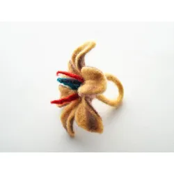 Pierścionek z wełny wzór 20